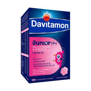 Davitamon Junior Framboise - Multivitamines à Partir de 3 Ans thumbnail