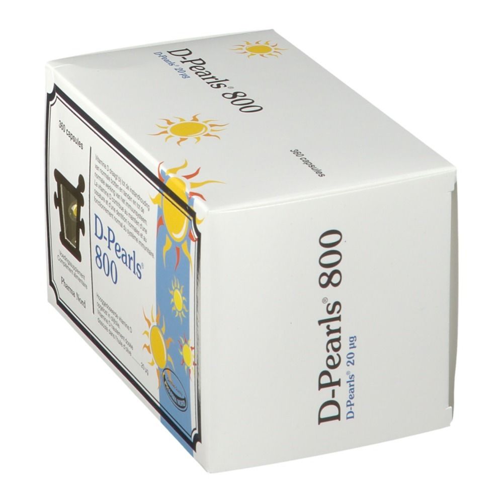 Pharma Nord D-Pearls 800 | vitamine D | Immuunsysteem + Botten & tanden