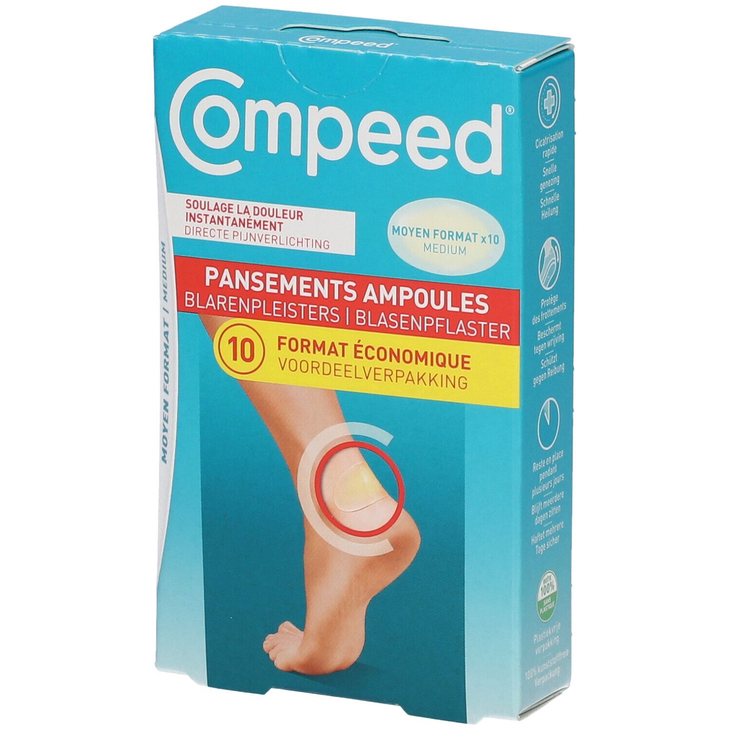 Compeed® Blarenpleisters Medium Voordeelverpakking