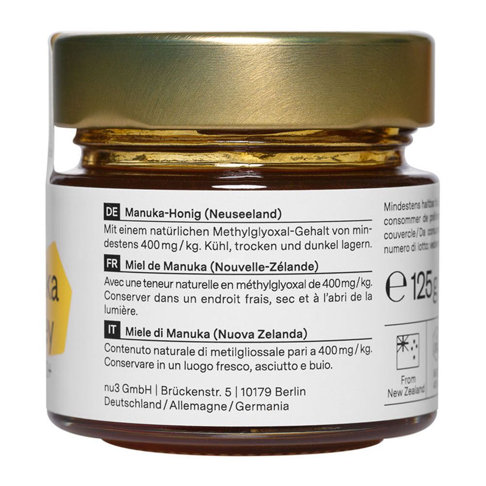 nu3 Miel de manuka MGO 400+