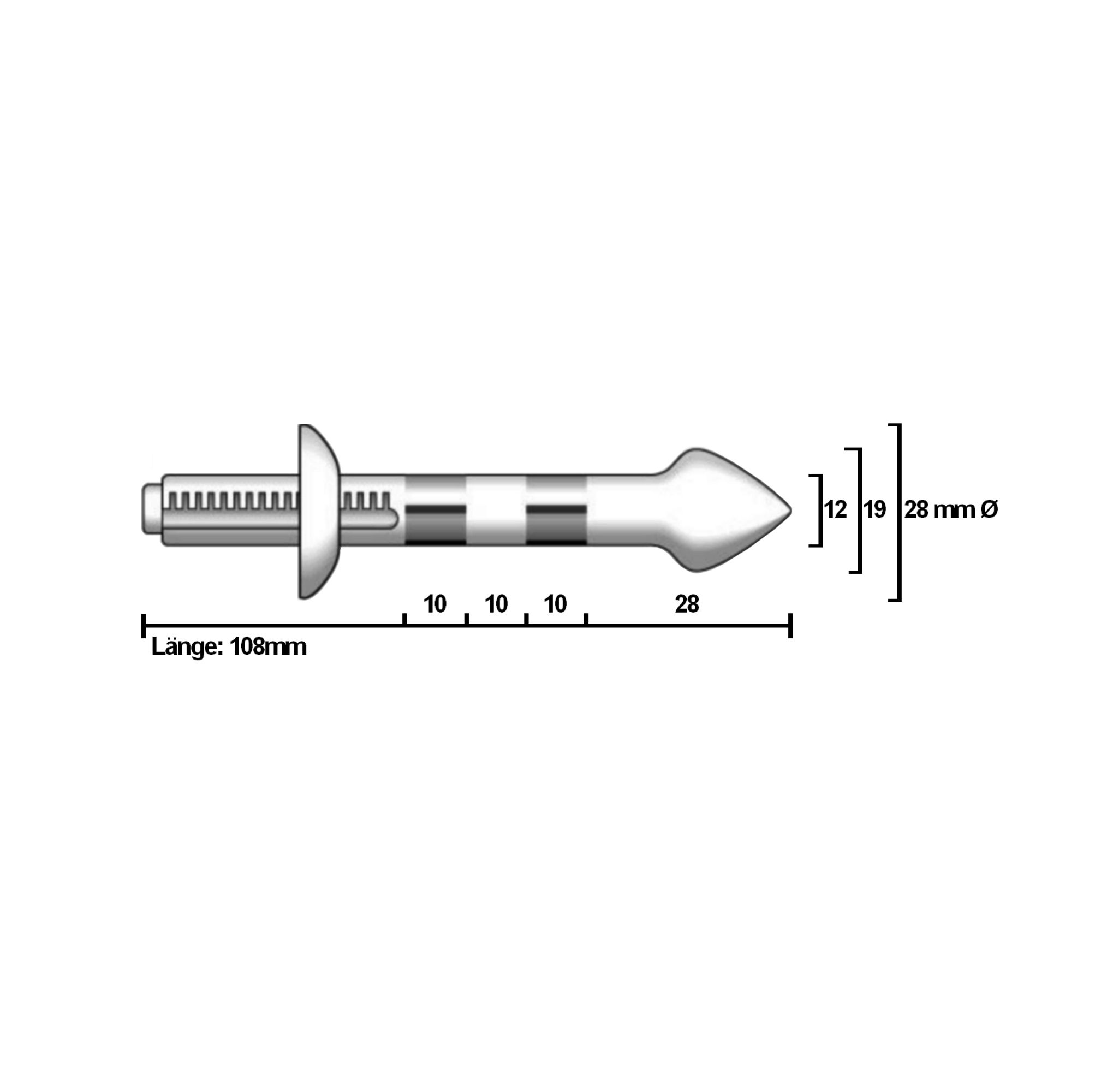 axion® Anale sonde STIM-PRO S-13A voor bekkenbodemtraining